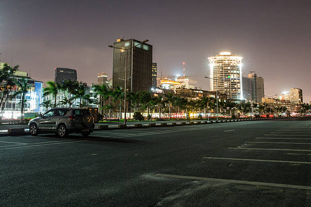 Lights of Luanda Ligths of Luanda, Angola  luanda stock pictures, royalty-free photos & images