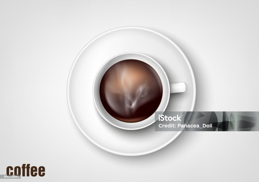 Чашка кофе - Векторная графика Ароматический роялти-фри