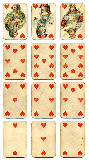 istock Hearts suit Four Continents playing cards by Dondorf 1900 506932423