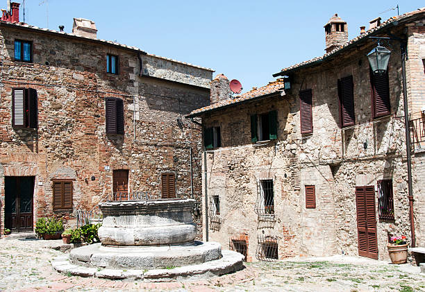 istock Castiglione d'Orcia square - Tuscany, Italy 506934261