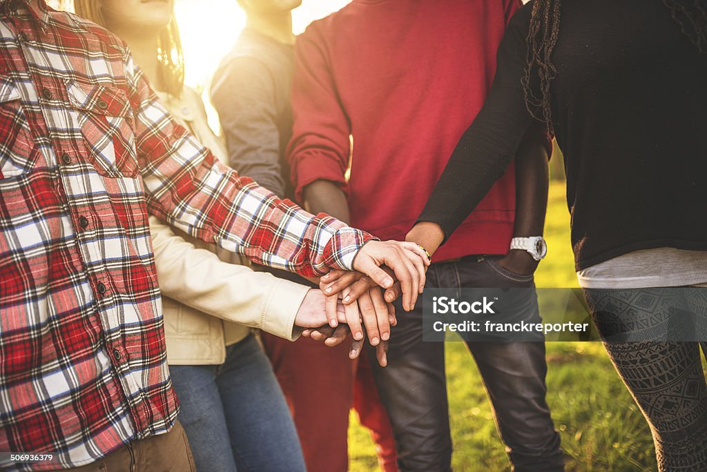 Group of teenagers volunteer http://blogtoscano.altervista.org/tee.jpg  Community Stock Photo