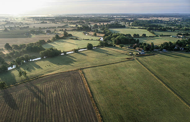istock Kent Countryside Misty Sunrise 506937763