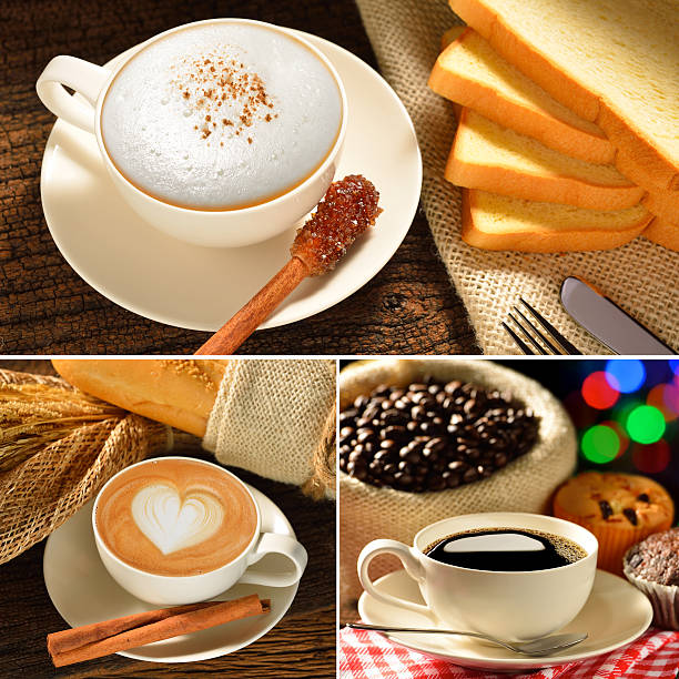 コーヒーカップ - barista coffee coffee crop heart shape ス��トックフォトと画像
