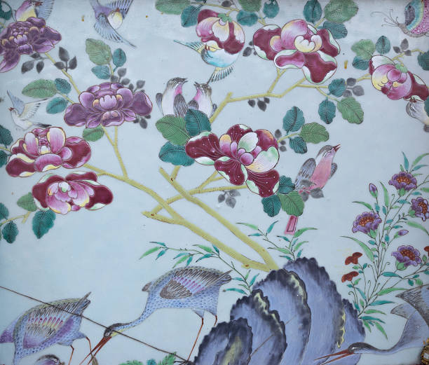 istock tile coatings,Thai mural art , Wall in Phra Kaew temple 506974657