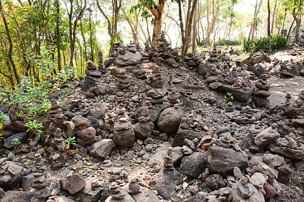 Stone Stacked ,Panomrung historical park, Thailand