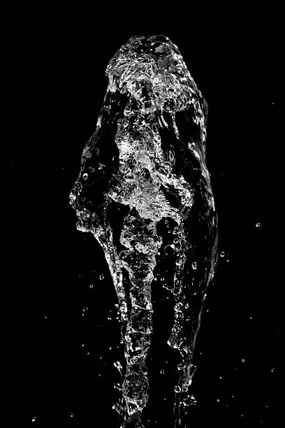 istock Water splash. Isolated on black background 506976267
