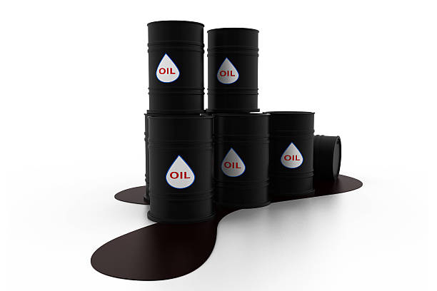 istock oil barrel in isolated background 506976747