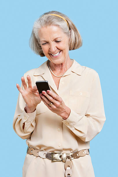 istock Senior woman studio portrait 506977331