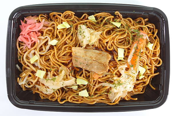 istock Japanese stir - fried noodle yakisoba 506979473