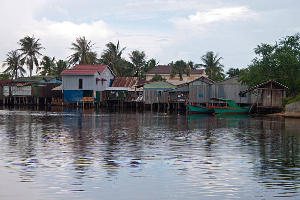 istock Stilt houses in Kampot 506979981