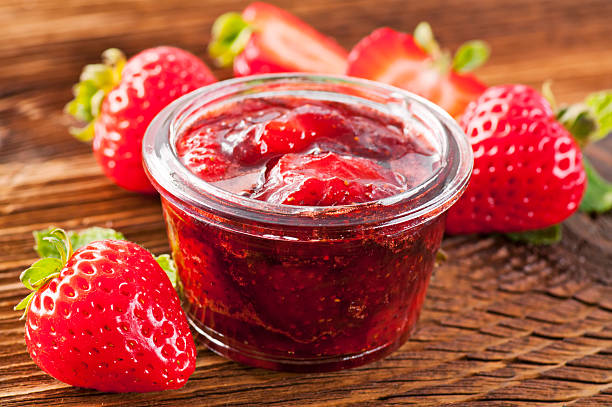 Strawberry Marmalade stock photo