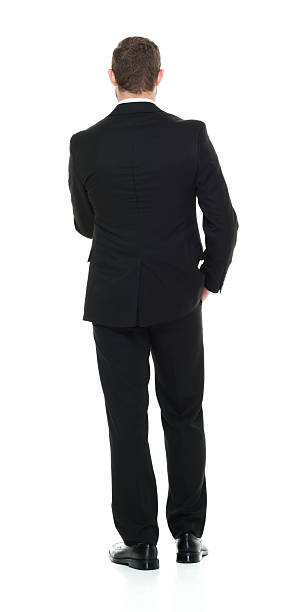 istock Rear view of businessman standing 506990860