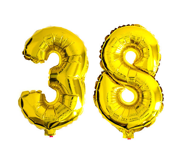 istock Filled helium balloons on white background 506991284