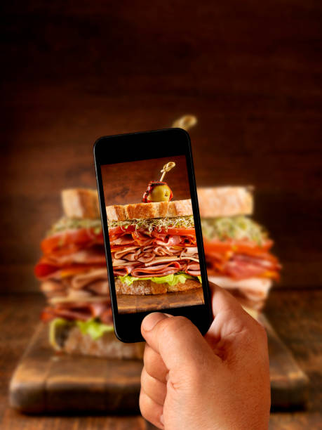 istock Mobile Photography of Really Big Sandwich 506993968