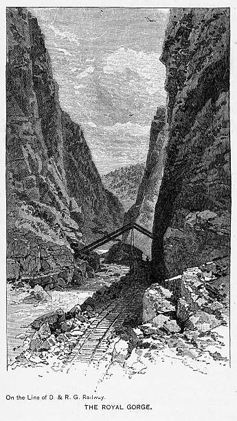 istock Royal Gorge of the Arkansas River Victorian Engraving 506996260