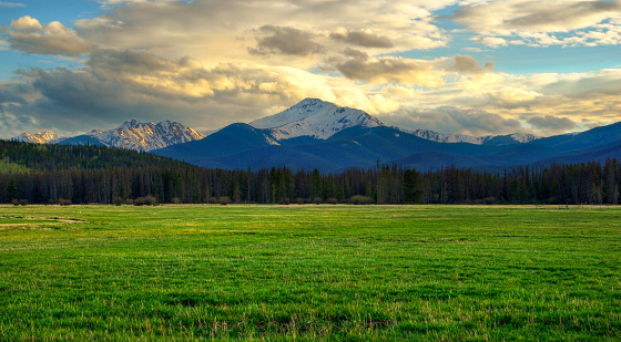 Byers Peak at Sunset, near Winter Park and Fraser Colorado