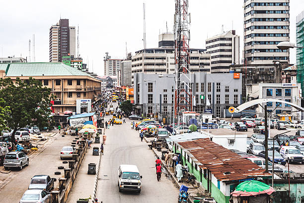 istock Downtown Lagos, Nigeria. 506996980