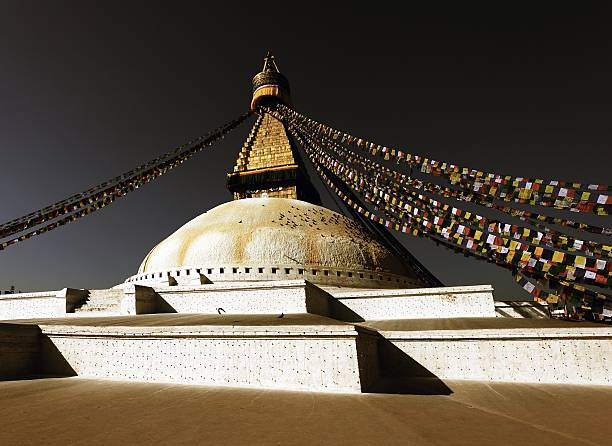 istock Night view of Bodhnath stupa - Kathmandu - Nepal 506999838