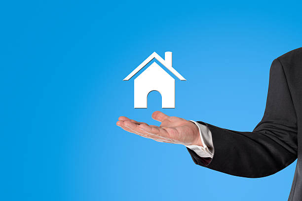 istock Businessman holding a virtual infographics 507000026
