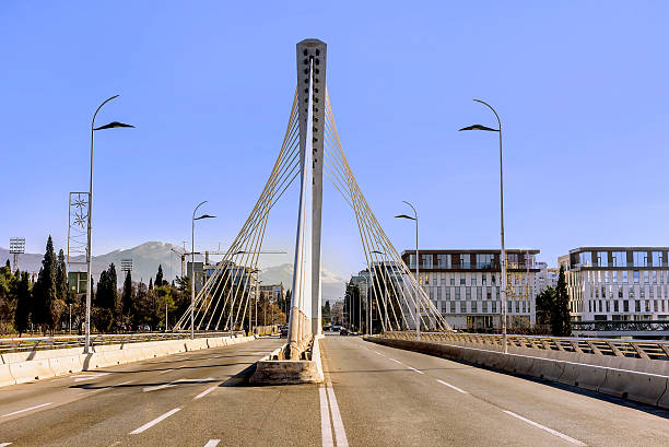 istock Millenium bridge over the river Moraca in Podgorica, Montenegro 507000434