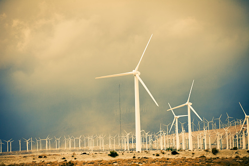 Windmills at Palm Springs, California