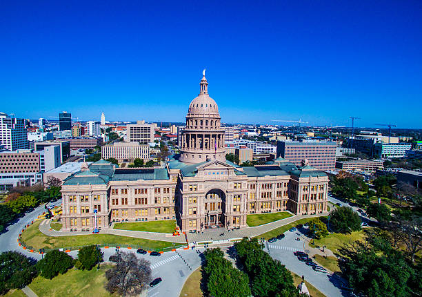 istock Texas State Capitol Building Aerial View Over Austin TX 2016 507002558