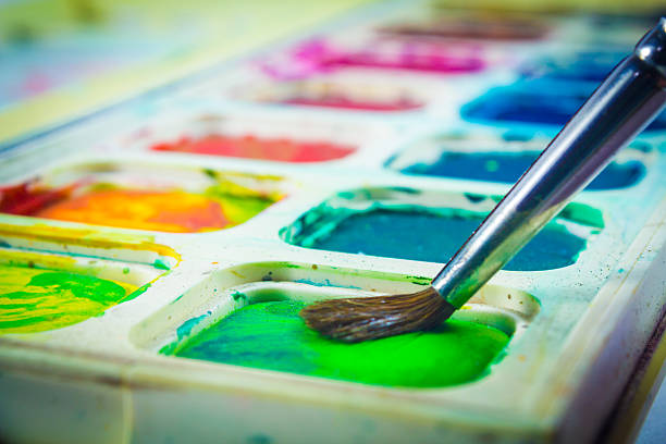 istock Colorful watercolors 507006407