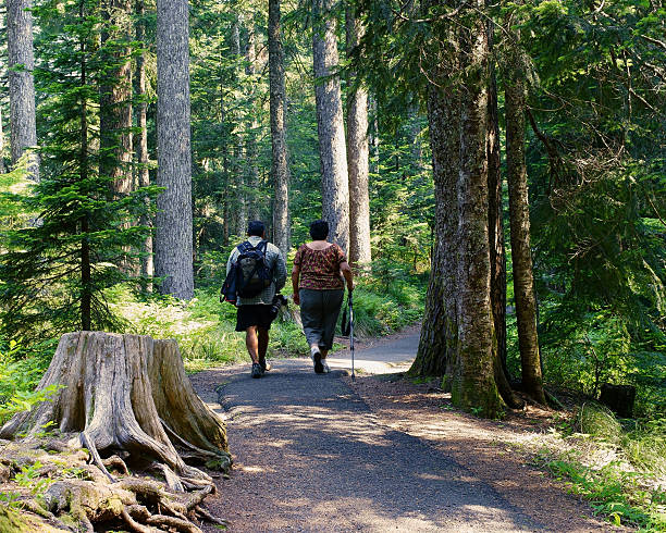 istock Man And Woman On Day Hike 507007785
