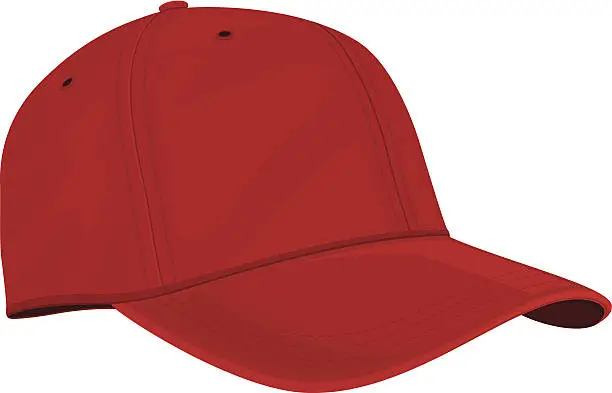Vector illustration of Red Cap