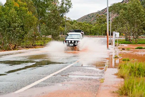 Photo of 4WD Crossing a Floodway