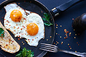 Fried eggs