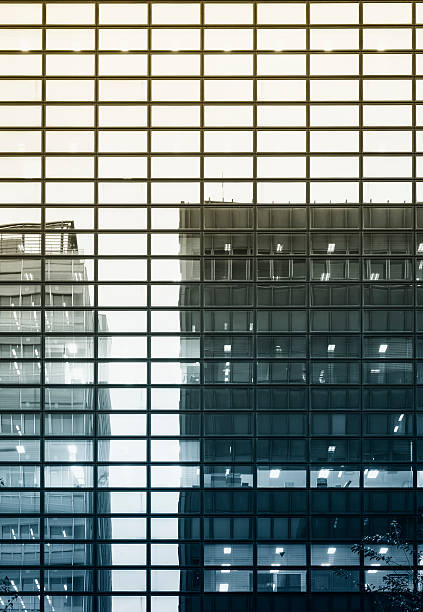 istock Architecture detail Modern Glass facade reflect Building 507021608