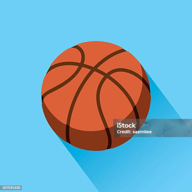 Ilustración de Icono De Baloncesto y más Vectores Libres de Derechos de Baloncesto - Baloncesto, Pelota de baloncesto, Pelota