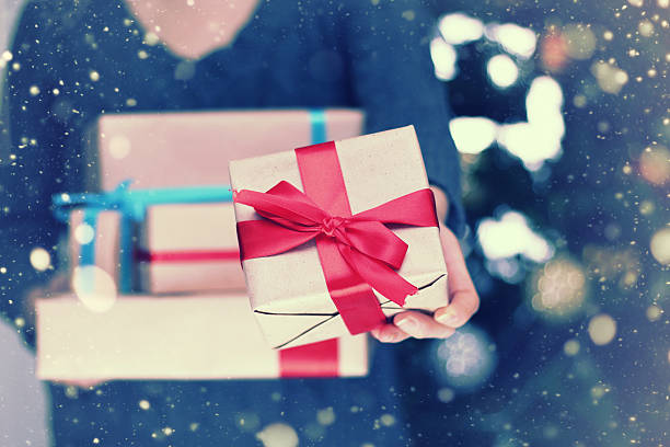 istock stack of gifts for Christmas holidays 507026356