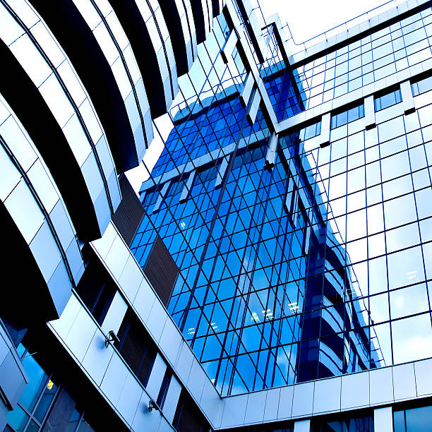 istock beautiful reflection in modern glass wall 507029445
