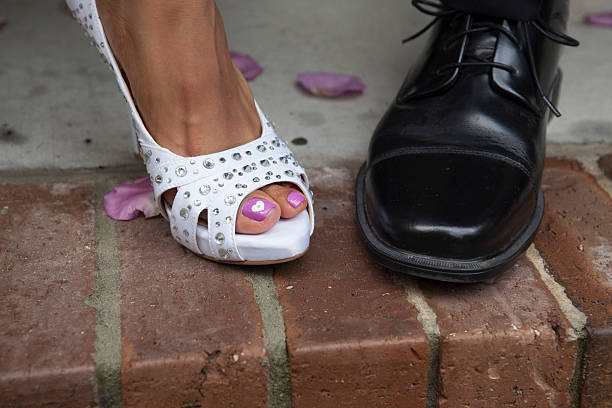 istock Bride and Groom's Shoes 507031079