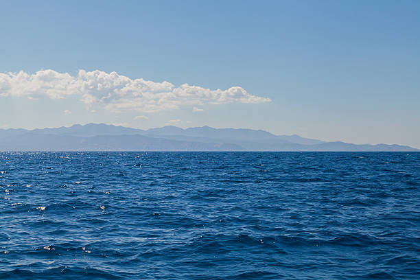 istock Blue Sea Ocean and Blue Sky Tropical Background Scenery 507033871