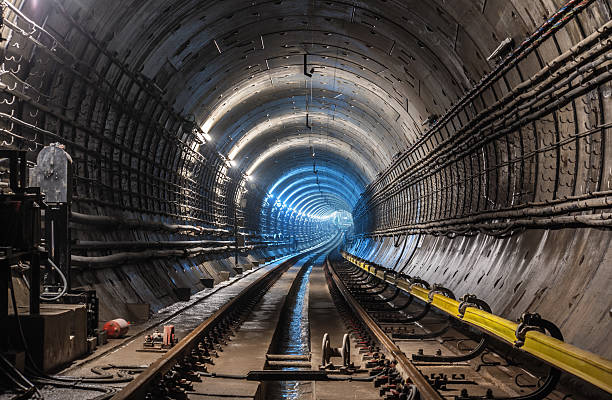 istock View of an empty subway tunnel under the ground 507034516