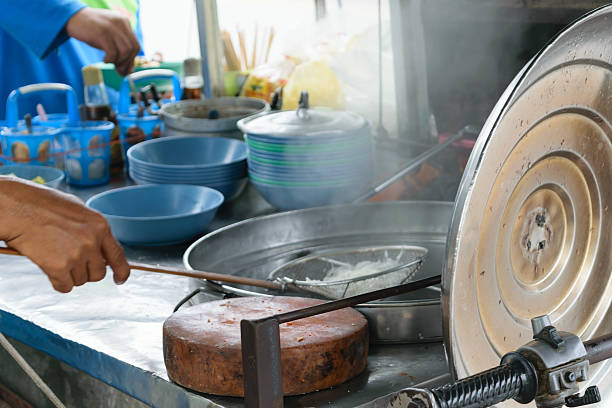 istock Cooking noodles with pork 507034686