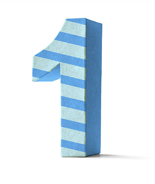 istock Colorful Paper Mache Number  - Number 1 507036580