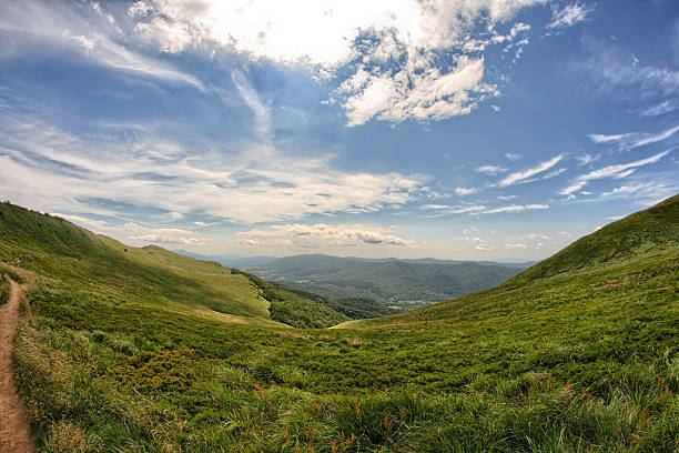 Bieszczady Mountains stock photo