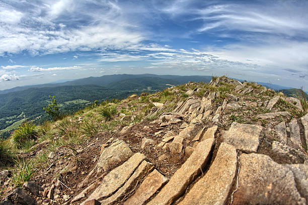 Bieszczady Mountains stock photo