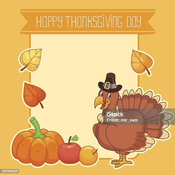 Carte De Thanksgiving Vecteurs libres de droits et plus d'images vectorielles de Affiche - Affiche, Aliment, Automne