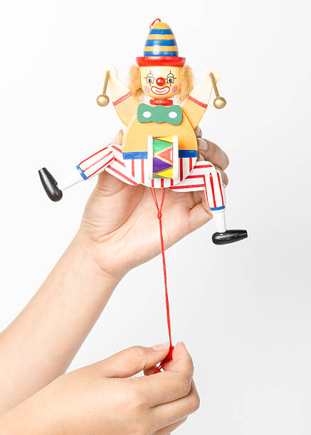 istock Wooden puppet in hand. 507066469