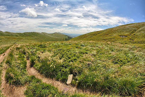 Bieszczady Mountains stock photo