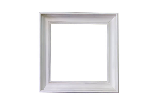 istock Gold vintage frame on white isolated background with clipping pa 507066774