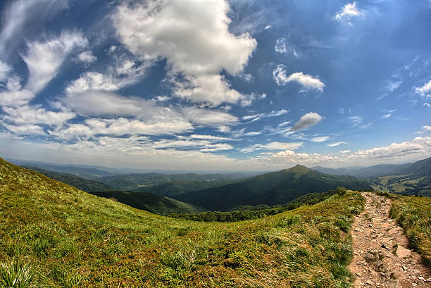 Bieszczady Mountains stock photo