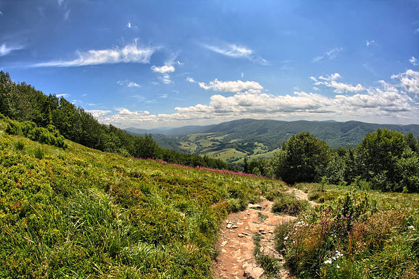 Bieszczady Mountains stock photo