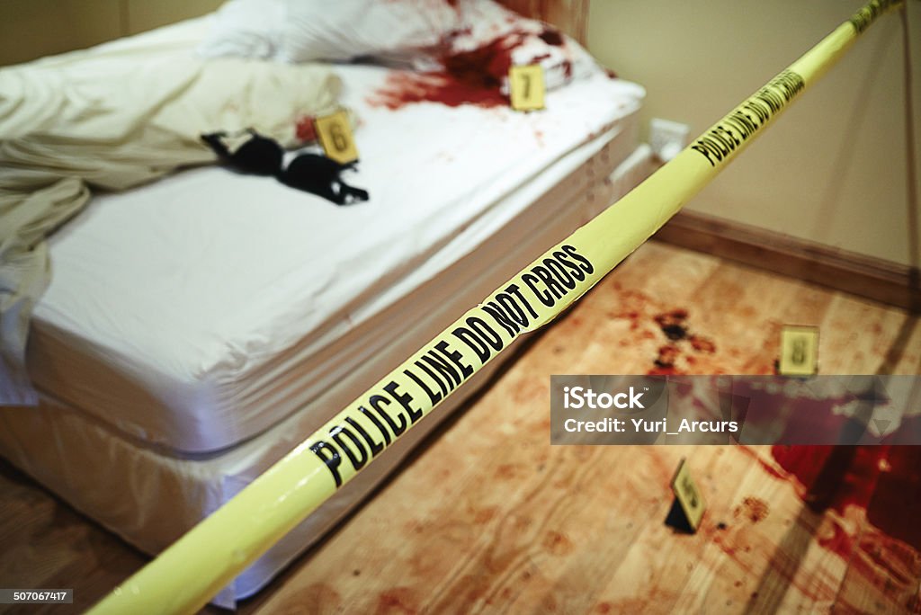 Bloody quarto - Foto de stock de Cena de Crime royalty-free