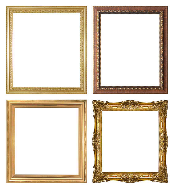 istock Set of golden vintage frame 507068016